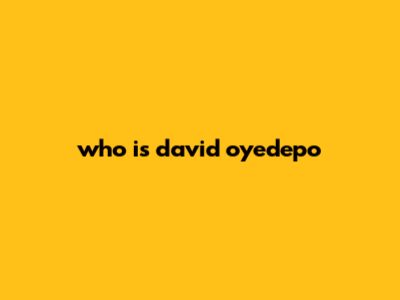 Who Is David Oyedepo?